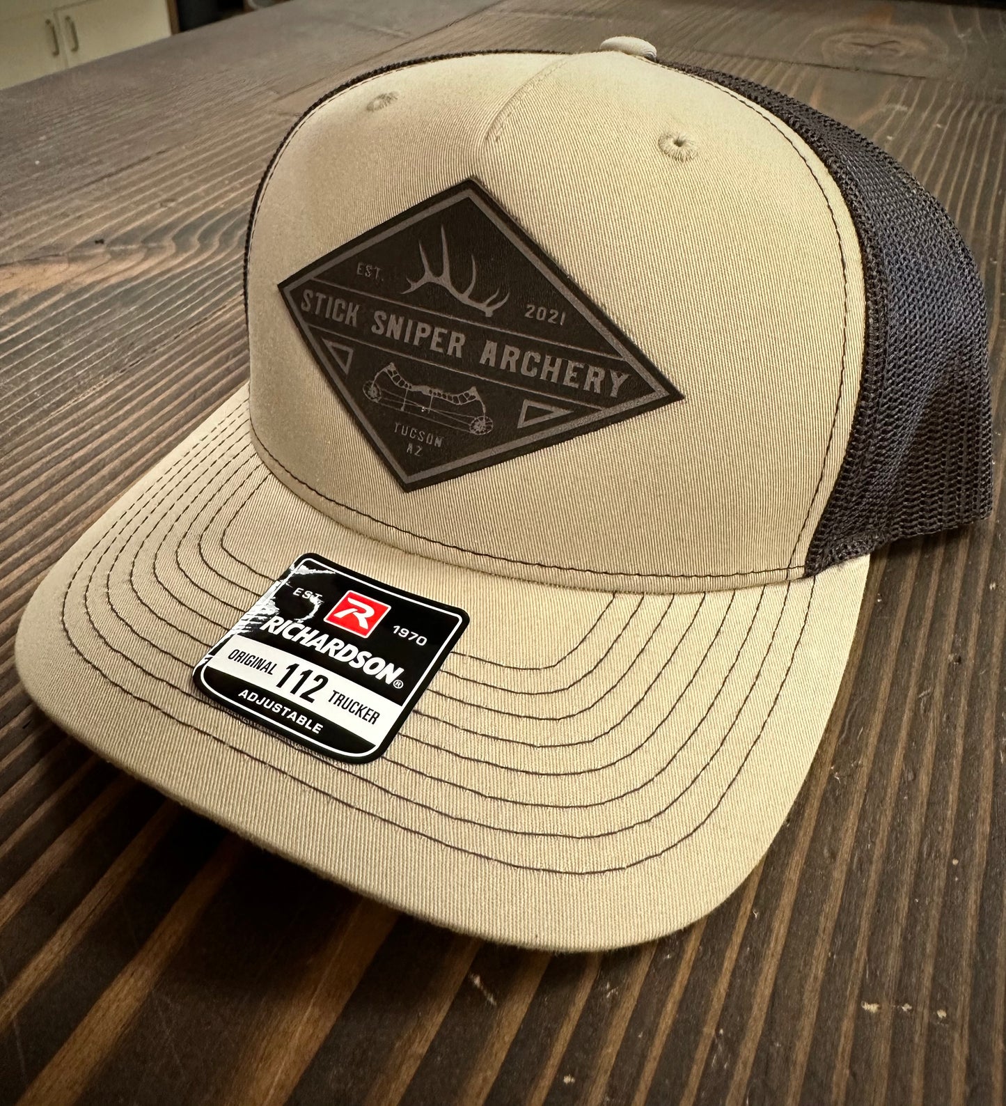 STK Elk Shed Leather Patch Hat