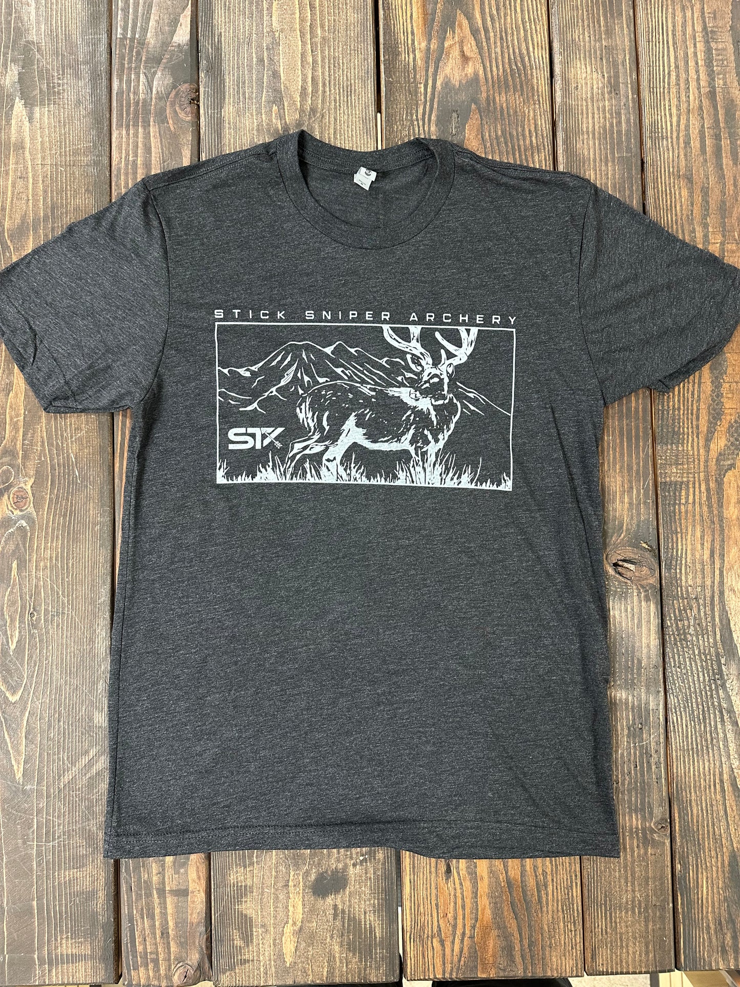 Charcoal STX Mule Deer T-Shirt