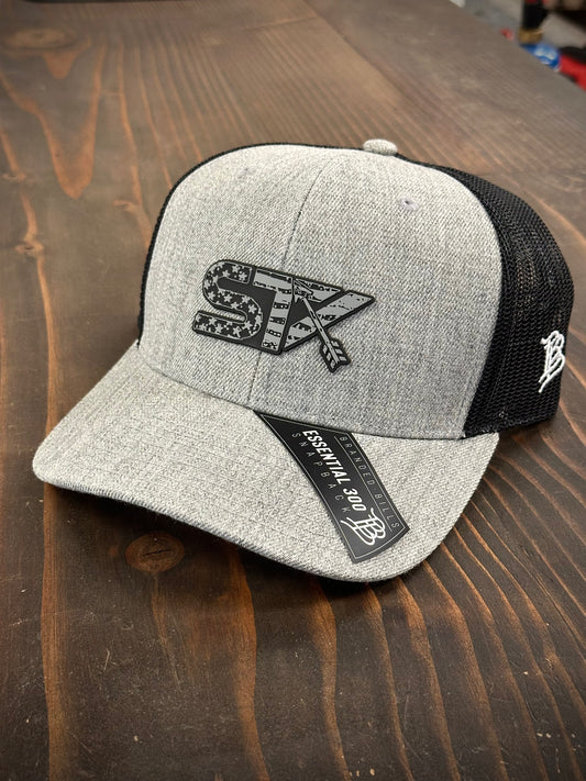 Heather Grey - Midnight STK Patch Hat